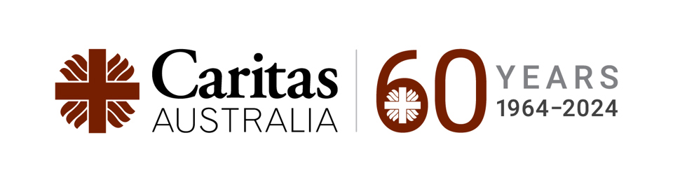 Caritas Australia 60Yrs Anniversary Logo Landscape Version