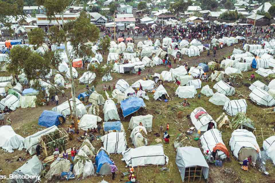 IDP camp near Goma in DRC