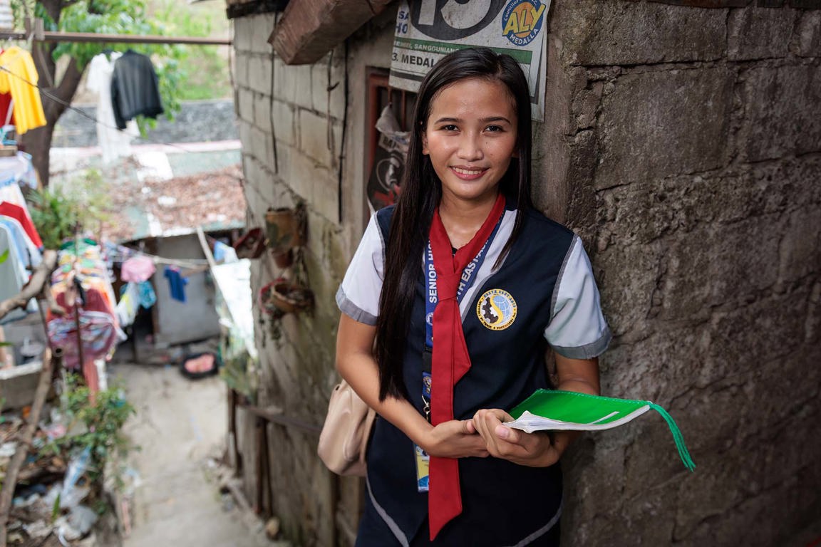 Ronita Outside Her Home In Philippines