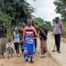 Memory Walking With Her Family On Their Farm