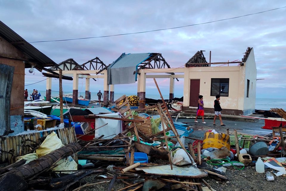 Damage After Typhoon Rai In The Philippines