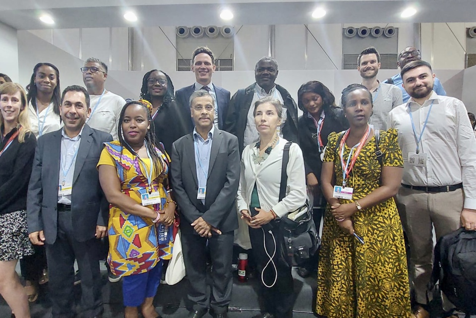 Caritas delegates at COP27 in Egypt