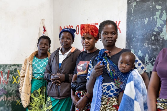 Women At A Preschool In Malawi