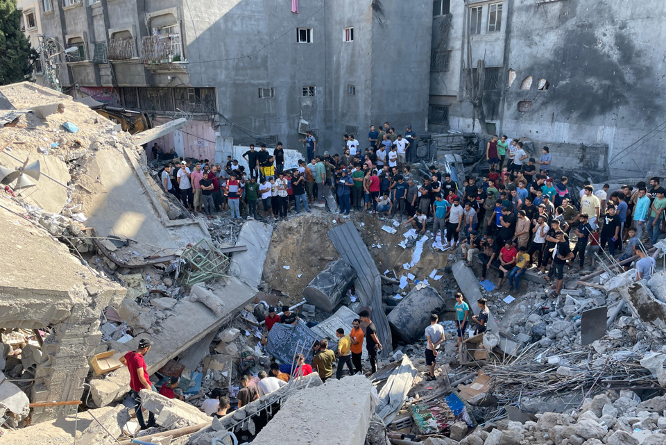 Rubble And Damage After An Airstrike Caritas Jerusalem