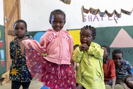 Children In Malawi Village