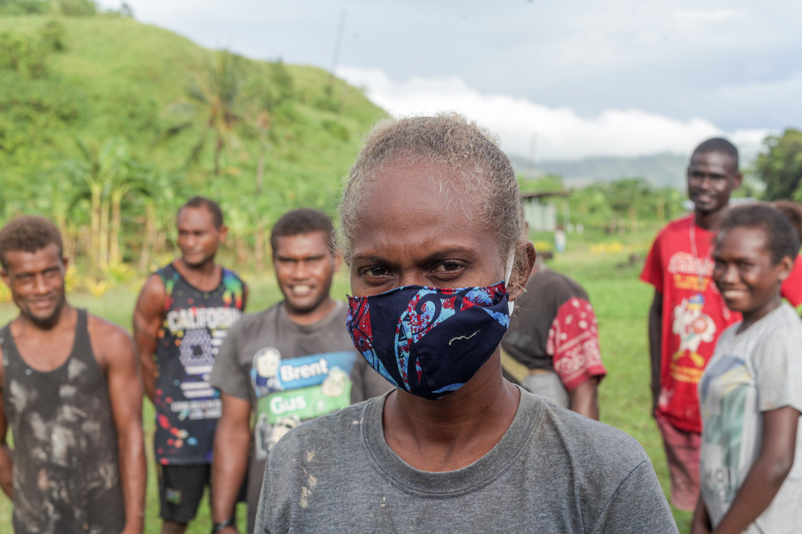 Margret at the San Isidro Care Centre in Guadalcanal province, Solomon Islands