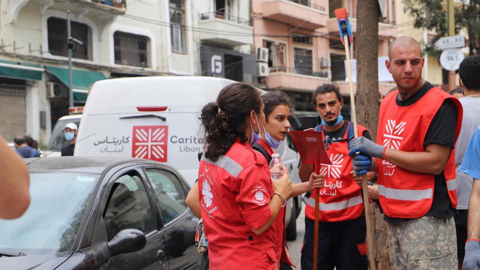 The Caritas Network Is On The Ground Responding To Emergency Needs In Beirut. Photo Caritas Lebanon Min