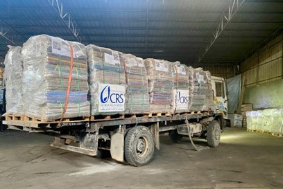 Shelter Supplies Arriving To A Warehouse In Gaza City In Late January Photo Credit CRS