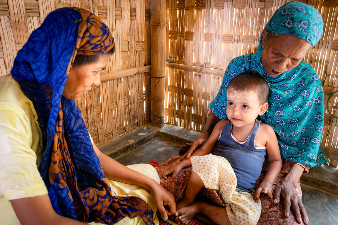 Sakhina With Grandson