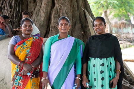 A Group Of Women In India