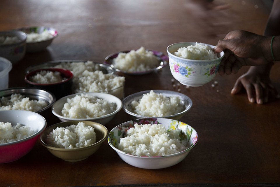 Kitchen at school in Malaita, Solomon Islands