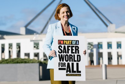 Kirsty Robertson CEO Of Caritas Australia At The Safer World For All Canberra Launch Photo Credit Alexandra Orme For Safer World For All