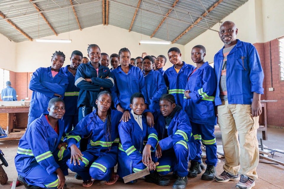 Vocational Training Students in Malawi