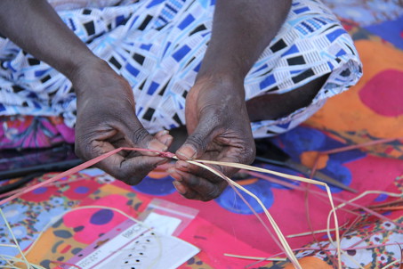 Basketweaving at Djlpin Arts Centre