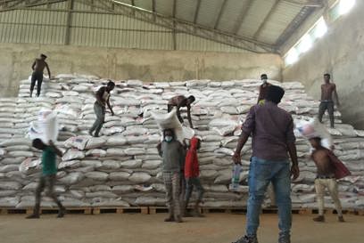 Food distribution Ethiopia.