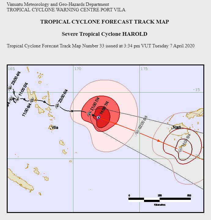Cyclone Harold hits Pacific islands amid COVID19 preparations