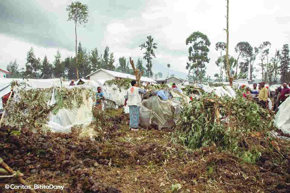 IDP camp near Goma in DRC. Photo: Caritas Goma. (1)