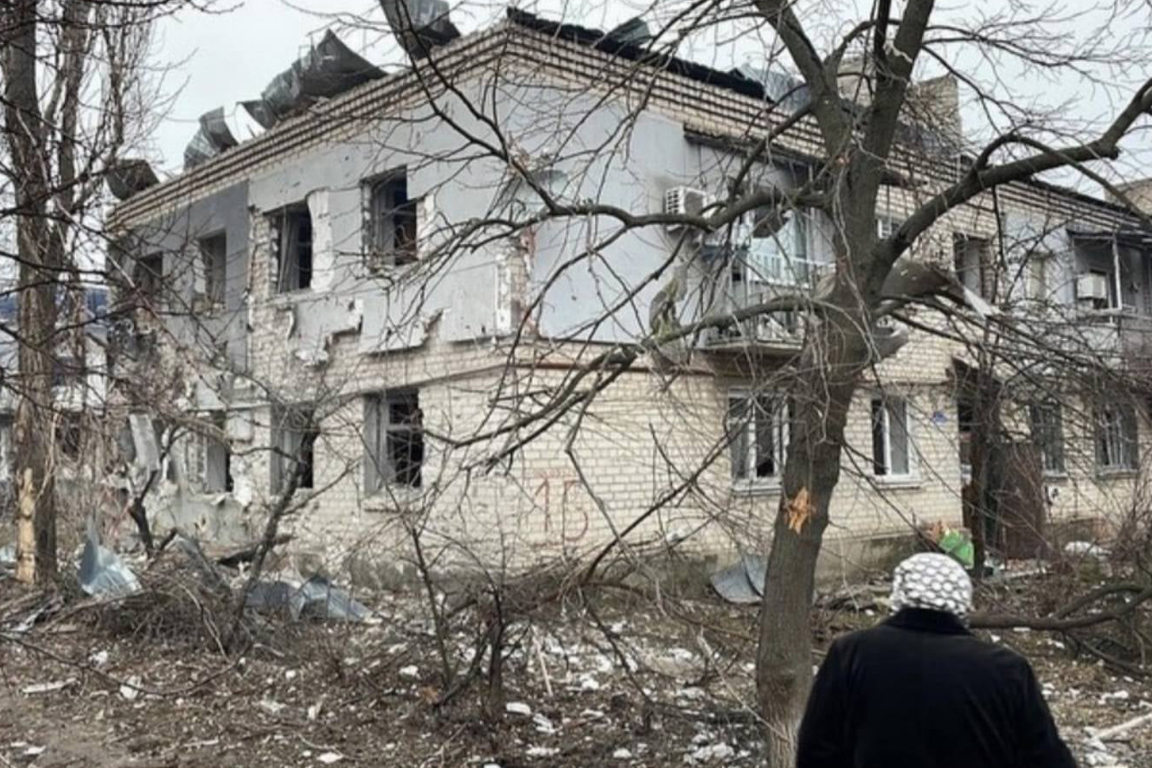 Aftermath Of A Shelling In A City In Ukraine