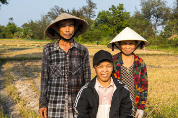 Lam With His Parents