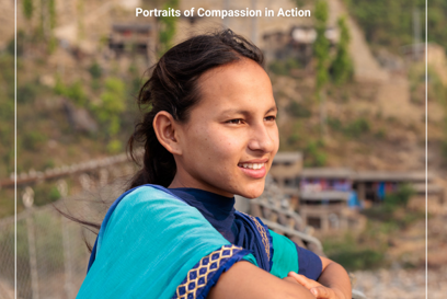 Laxmi From Nepal Front Page Of 60 Faces Book Photo Credit Caritas Australia