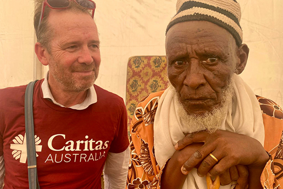 Richard Landels Meeting A Camp Leader In Ethiopia